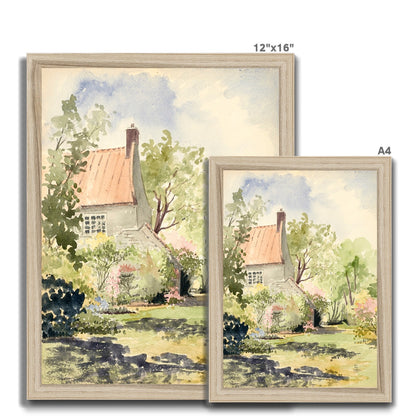 Spring Provence Cottage (1994) Framed Print